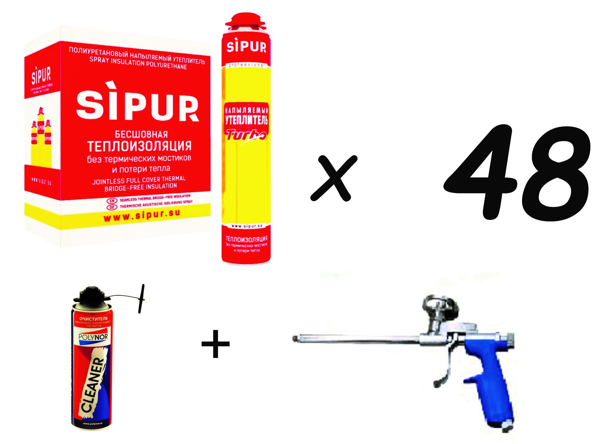 Sipur напыляемый утеплитель расход